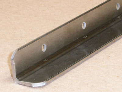 A-115 stainless roll formed angle with holes