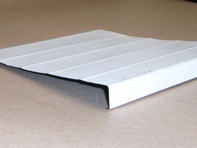 B-136 roll formed pre-painted aluminum fascia