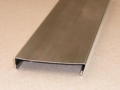C-103 24 gauge roll formed stainless railroad car trim