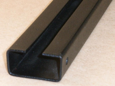 Cee-112 14 gauge roll formed and powder coated profile