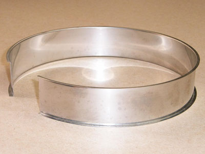 O-101 stainless roll formed flywheel retainer ring