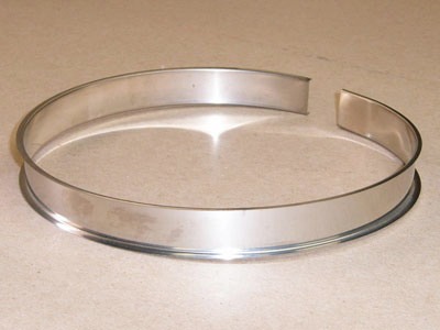 greggi 14 mm esterno-Ø OVALE MATERIALE Metallo-Ring forma 180 x 110 mm acciaio s235jr 