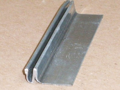 R-105 24 gauge roll formed galvanized blade stop carrier
