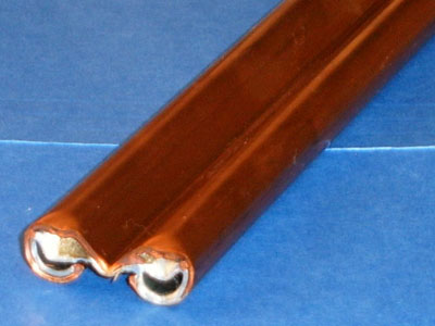 S-120 20 gauge roll formed copper and galvanized conductor bar