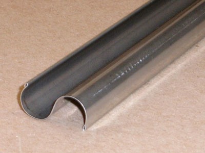 S-130 roll formed stainless S element with hem