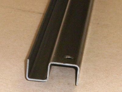 S-139 16 gauge roll formed display channel frame