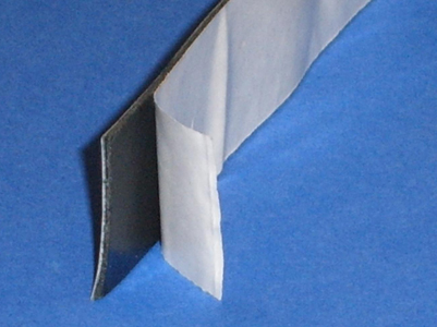 S-146 24 gauge white steel laminated pressure sensitive tape