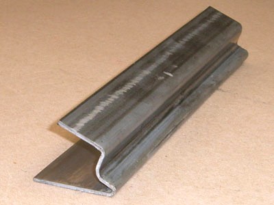 Z-104 12 gauge roll formed steel conveyor guide