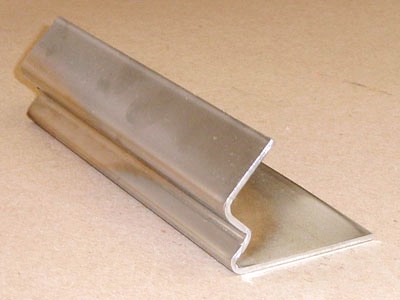 Z-105 12 gauge roll formed steel conveyor guide