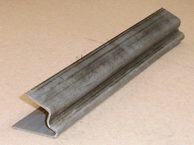 Z-108 12 gauge roll formed steel conveyor guide
