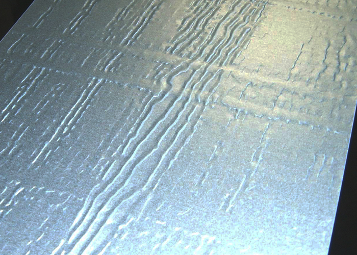 Rough sawn embossing - MP Metals