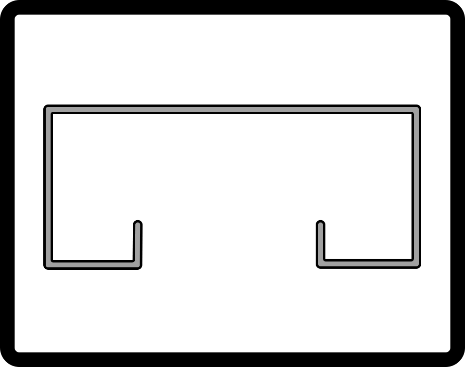 Lighting bezel with a bolt hole for tightening - MP Metals