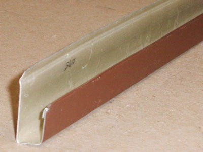 B-105 - Roll-formed Pre-painted Aluminum J-trim