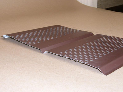 B-117 - Roll-formed Pre-painted Aluminum Soffit