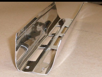 B-121 - Roll-formed Aluminum Light Reflector