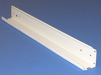 B-145 - J Shape 21 Gauge White Pre-painted Galvanized Steel