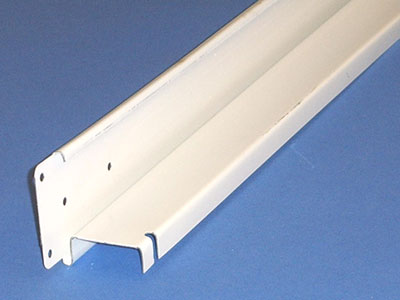 B-147 - J Shape 21 Gauge White Pre-painted Galvanized Steel