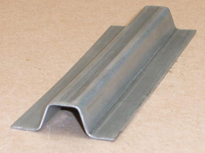 H-116 - 20 Gauge Roll-formed Galvanized Hat Shape