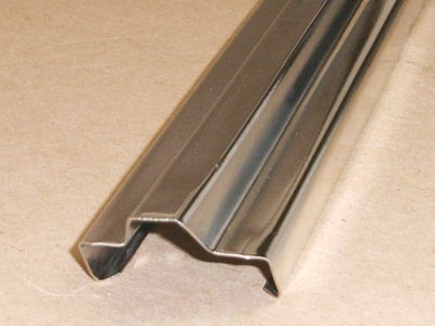 R-104 - 20 Gauge Roll-formed Cement Plank Edging Tongue Profile
