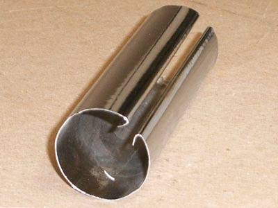 S-102 - 26 Gauge Roll-formed Fence Rail Chromed Tube