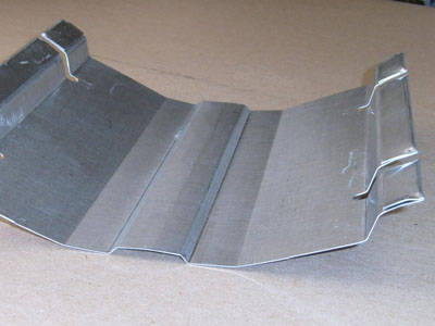 S-112 - 26 Gauge Roll-formed Galvanized Heat Shield