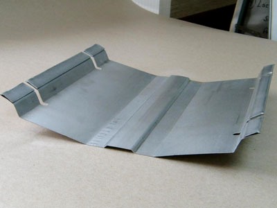 S-113 - 26 Gauge Roll-formed Galvanized Heat Shield