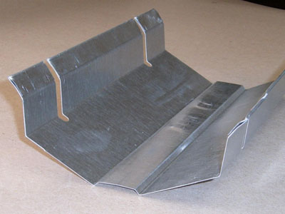 S-114 - 26 Gauge Roll-formed Galvanized Heat Shield