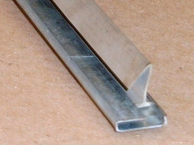 S-125 - 28 Gauge Roll-formed Galvanized Weather Strip