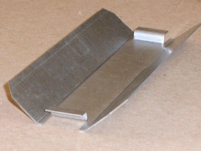 S-127 - 22 Gauge Roll-formed Galvanized Motorcycle Heat Shield