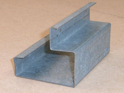 S-128 - 22 Gauge Roll-formed Galvanized End Post